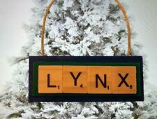 Minnesota Lynx WNBA Scrabble Tiles Christmas Ornament Rear View Mirror picture