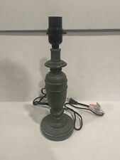 Vintage Resin Grey Table Lamp WORKS picture