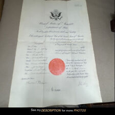 1904 Expired US Passport to Egypt picture