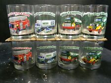 Vintage Set of (8) Hess Toy Truck Old Fashioned Whisky Glasses (2) Of Each NOS picture