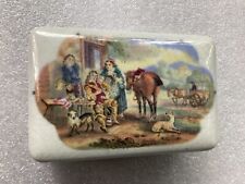 antique European ceramic snuffbox picture