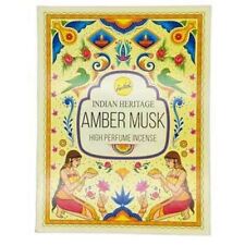 15 gm Amber Musk incense sticks indian heritage picture