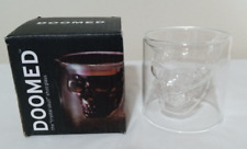 The Crystal Skull Shot Glass DOOMED - New In Box - 2.75x2.75
