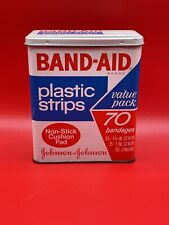 Vintage Band-Aid Brand Johnson & Johnson EMPTY Metal Tin Value Pack  picture