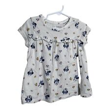 Disney Gap Baby Minnie Mouse Girl's Shirt Blouse 3 Years Toddler White picture
