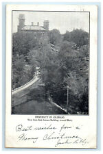1907 View from Hale Sciene Building University of Colorado CO Antique Postcard picture