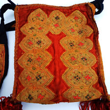 Antique Hill Tribe Fabric Bag Embroidery Ethnic Crossbody Shoulder Handicraft picture