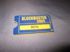 Vintage BLOCKBUSTER VIDEO NAME TAG Nametag BEN picture