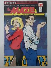 THE MAZE AGENCY #1 (1988) COMICO COMICS EARLY ADAM HUGHES COVER & ART picture