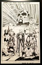 X-Men #1 Storm Wolverine Jim Lee 11x17 FRAMED Original Art Poster Marvel Comics picture