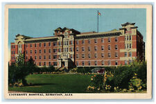 c1940's University Hospital Edmonton Alberta Canada Vintage Unposted Postcard picture