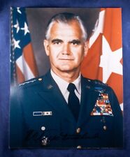 General William Westmoreland 8x10 Autographed Photo U.S. Army General  picture