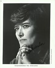 Pat Schroeder - U.S. Representative Original Autographed 8x10 Signed Photo picture