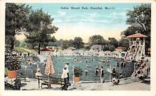 Indian Mound Park Hannibal MO Missouri 1946 Postcard 4593 picture