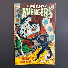 Avengers 62 1st Man-Ape Silver Age Marvel 1969 Black Panther comic book Buscema picture