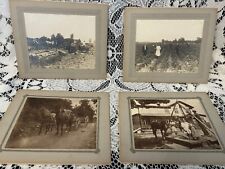 4 OLD ANTIQUE 1900'S FARMING PICTURES 2)MARKED FELIX W. MIKOLAJCRAK NANTICOKE PA picture