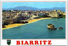 Postcard - General view of the Grande Plage and the Casino - Biarritz, France picture