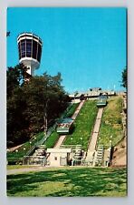 Niagara Falls Ontario Canada, Horseshoe Falls Incline Railway, Vintage Postcard picture