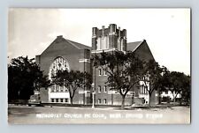 Postcard NE McCook Nebraska Methodist Church c1940s RPPC Real Photo AN15 picture