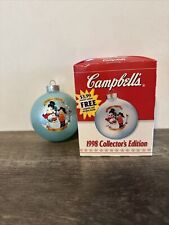 Vintage 1998 Campbell's Soup Christmas Ornament Ball Collector's Edition NOS picture