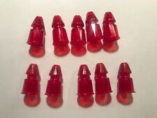 Stern,Bally,Gottlieb Playfield Post Faceted 1-3/16 Inch Clear Red  ( NEW ) picture