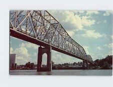 Postcard Mark Twain Memorial Bridge Hannibal Missouri USA picture