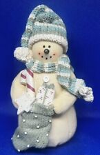 Artisan Flair Heather Hykes Plum Pudding Snowman Christmas Figurine picture
