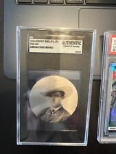 ⭐ 1924 Godfrey Phillips Cinema Stars Circular Tom Mix SGC AUTHENTIC picture
