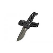Benchmade Knives Adamas 275SGY-1 Serrated CPM CruWear Steel Black G10 picture