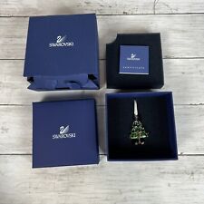 Swarovski Holiday Christmas Tree Ornament 904990 Faceted Peridot Crystal Retired picture