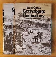 Bruce Catton Gettysburg The Final Fury Maps Illustrations HB Box DJ 1st Ed Book picture