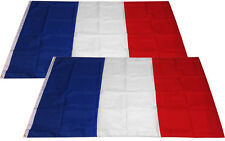2 PACK - 2x3 Ft Polyester France Flag French Country National Flag F - FRANCE picture