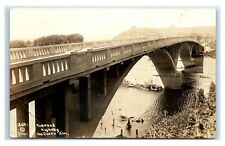 Postcard Redwood Highway, Van Duzen River Bridge CA RPPC MA20 picture