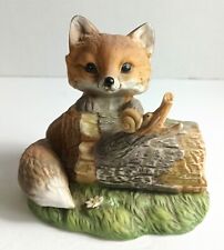 Homco 1986 Masterpiece Porcelain Raccoon Signed Figurine picture