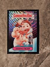 2021 Garbage Pail Kids Chrome Black Wave Refractor /99 Shorned Sean #161a GPK picture
