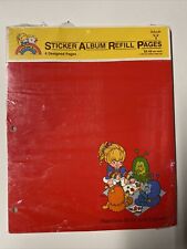 Rare Unopened Rainbow Bright Sticker Album Refill Pages Hallmark 1983 picture