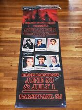 Authentic Stranger Things 1st Stranger Con 2018 Cast 6 Autographs Signed Banner picture