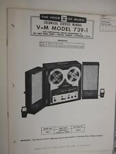 SF 60's V-M Voice of Music Technical Service Manual MODEL  739-1   BIS picture
