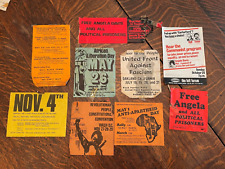 Rare Vintage Black Panther Party Political Protest Handbill Flyer Lot 1960's picture