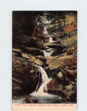 Postcard Five Cascade Haines Falls Canyon Catskill Mountains New York USA picture