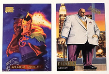 Lot of 2 1995 Vintage Marvel Gold Foil Cards Kingpin #76 Black Knight #7 picture