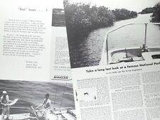1965 TWO ADVERTISEMENTS for Boston Whaler 13 ? boat motor yacht picture