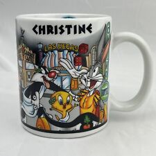 Vintage 1998 WB Las Vegas Looney Tunes Christine Coffee Tea Mug Cup 10oz picture