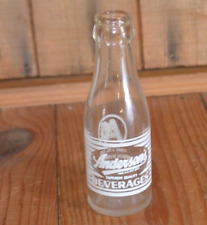 Vintage Anderson's Beverage Soda Pop Rare Miniature 4oz Glass Bottle Buffalo NY picture