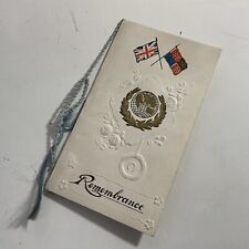 NICE WW1 1918 CHRISTMAS CARD FROM “THE 148th R.N. FIELD AMBULANCE B.E.F. FRANCE” picture