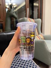 BAPE A BATHING APE Authentic NEW BABY MILO plastic cup with box BRAND NEW picture