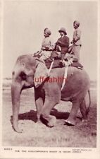 RPPC Ernest Brooks H.M. THE KING-EMPEROR'S SHOOT IN INDIAN JUNGLE Rotary Series picture