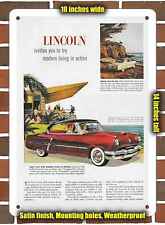 Metal Sign - 1952 Lincoln Capri Special Custom- 10x14 inches picture
