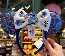 Authentic Disney Summer Stitch Headband Blue Stitch Ears Headband Disneyland picture