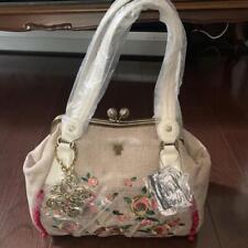 ANNA SUI Embroidered Clasp Handbag Ladies Fashion picture